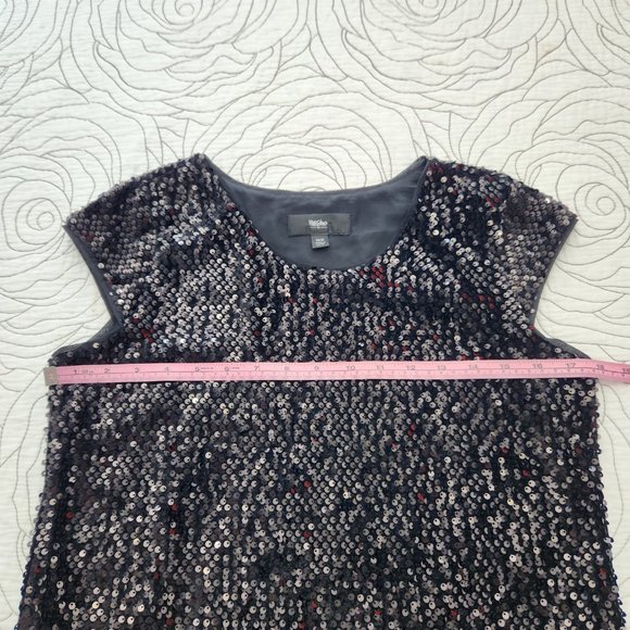 [XS] Black Sequined Mossimo Blouse - Picture 7 of 8